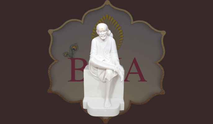 Sai Baba Marble Statue